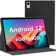 Android Tablet, 10.1 Inch Android 12 Tablet, 6GB RAM 64GB ROM, 1TB Expand, Android Tablet with 8000mAh Long Battery, Dual Camera, 5G WiFi, Bluetooth, FHD Touch Screen, GPS, GMS Certified